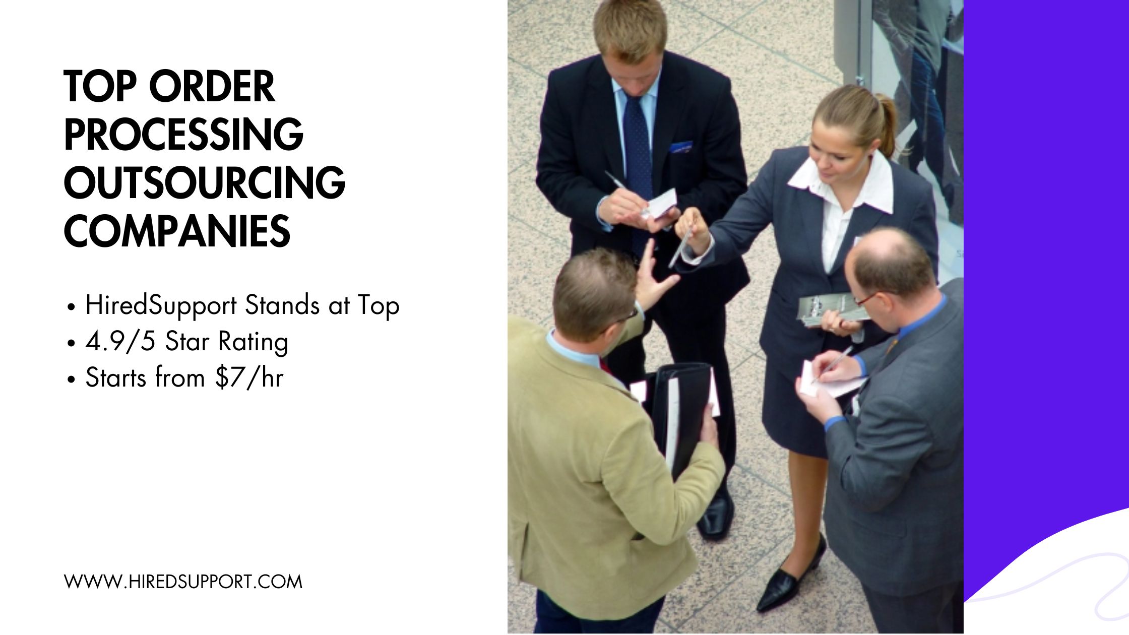 Top Order processing Outsourcing Companies